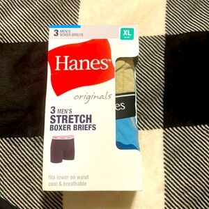 Hanes Brand New Boxer Briefs 3 Pack Size XL Waist 40-42
